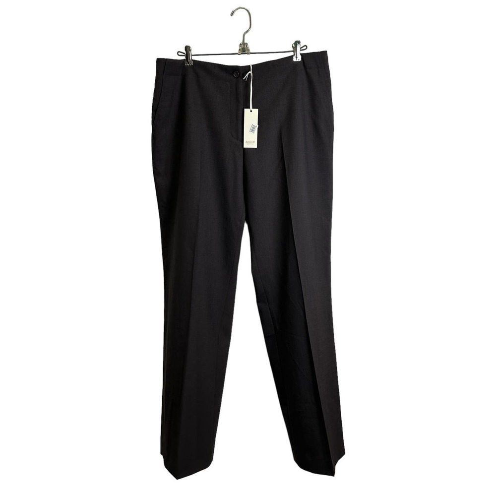NWT Santorelli Pants Women’s 14 Brown Trousers 95% Virgin Wool, Dress Pants